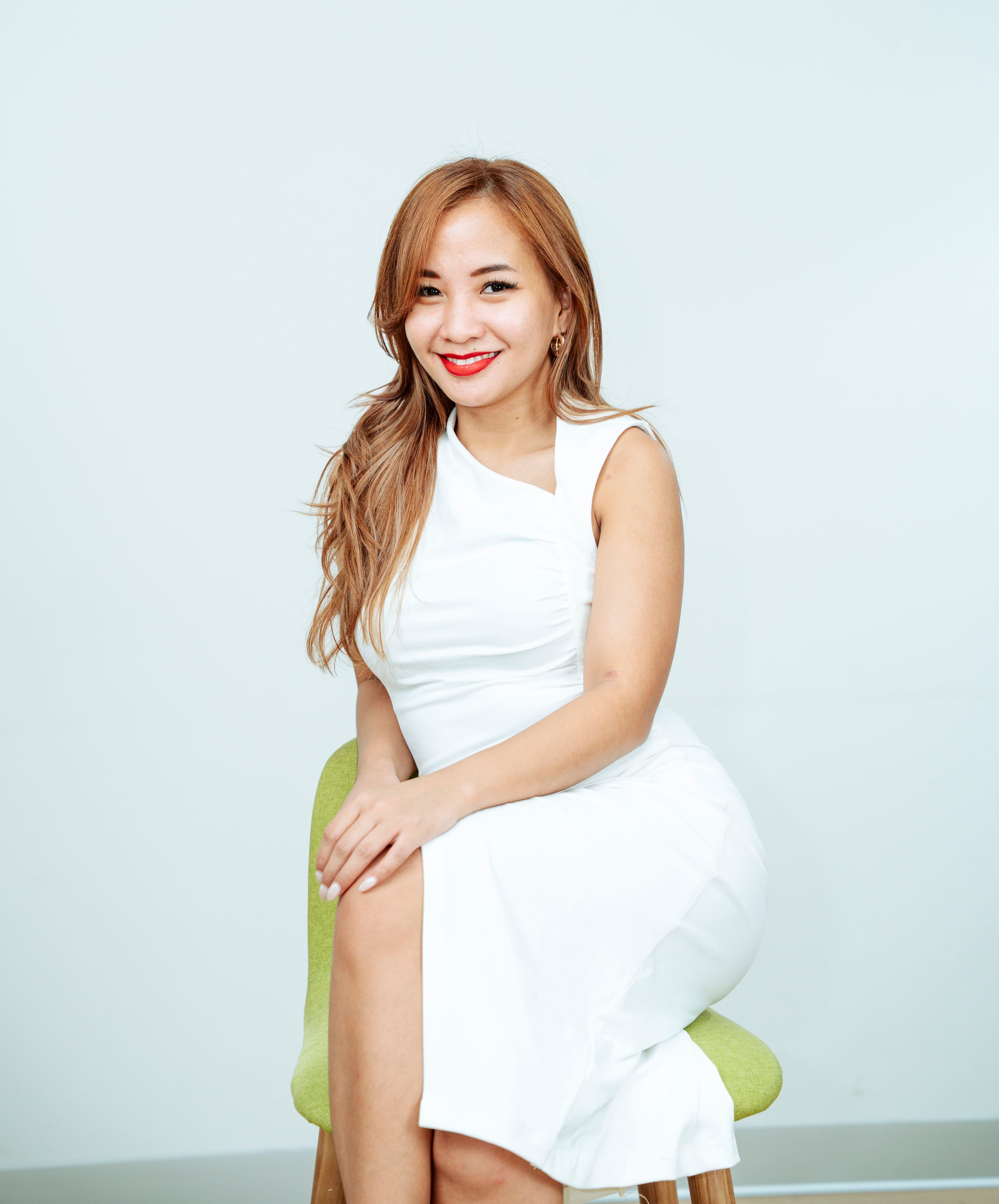 Marielle welcoming overseas property buyers in Cambodia