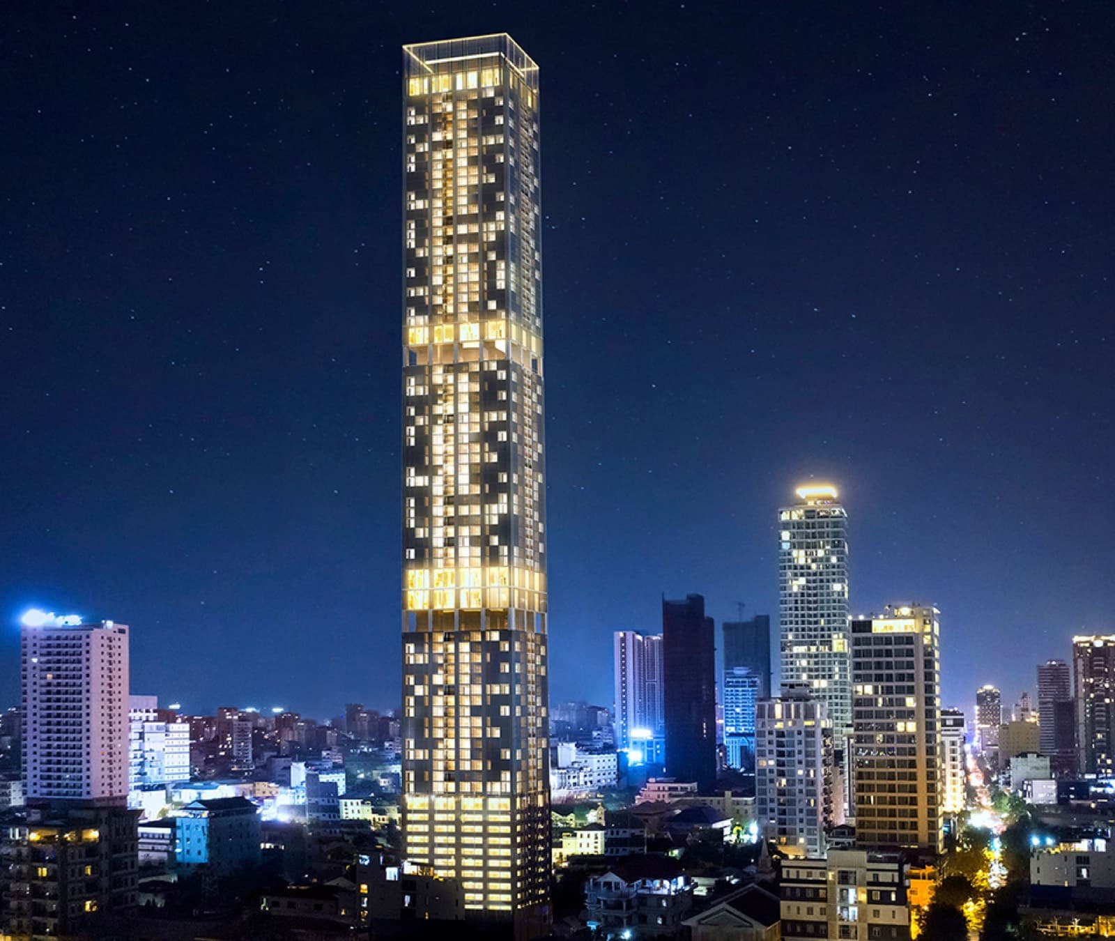 J-Tower 3 landmark luxury condominium curated listing image in Tonle Bassac, Phnom Penh 2