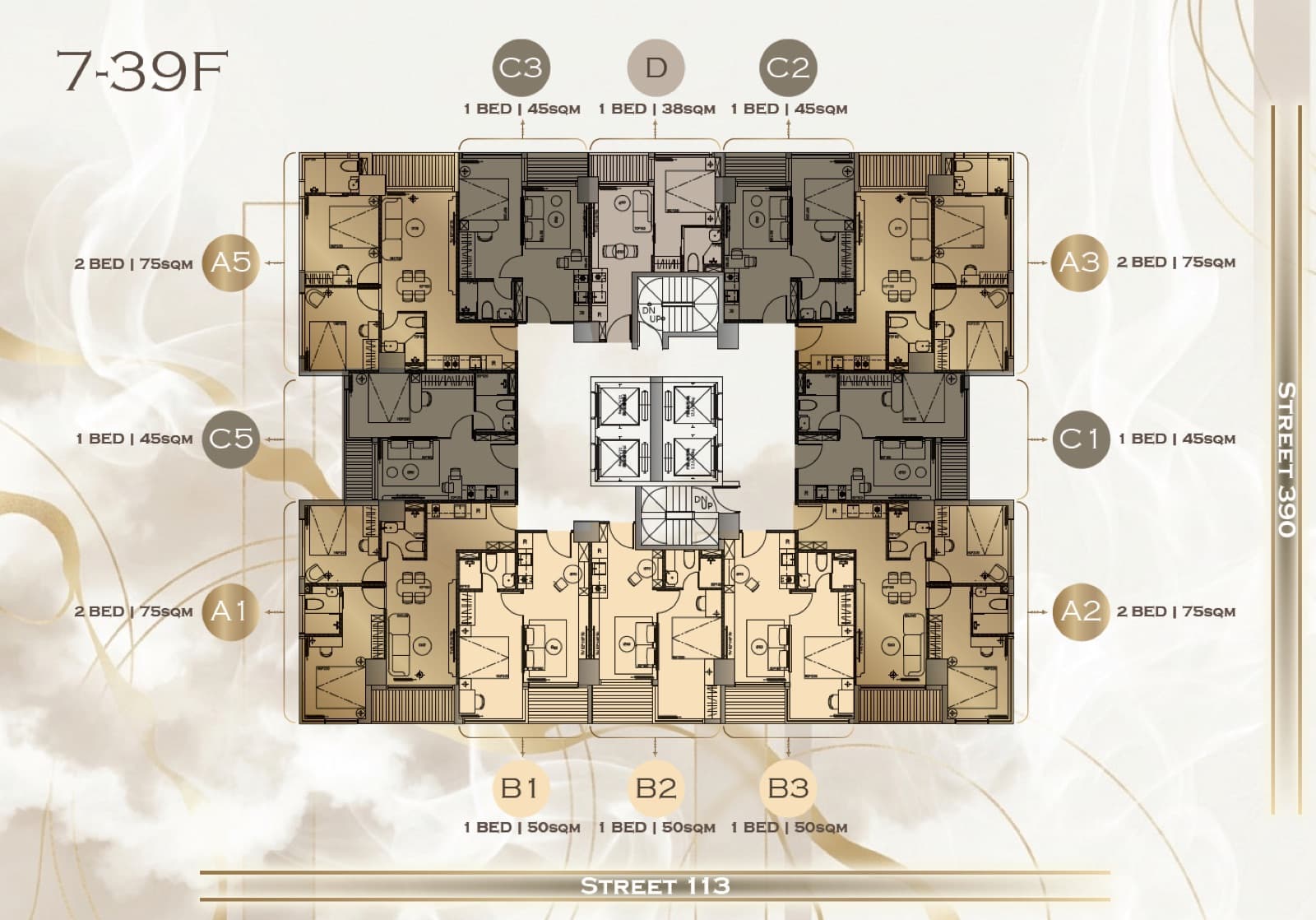 Time Square 11 floor plan 1