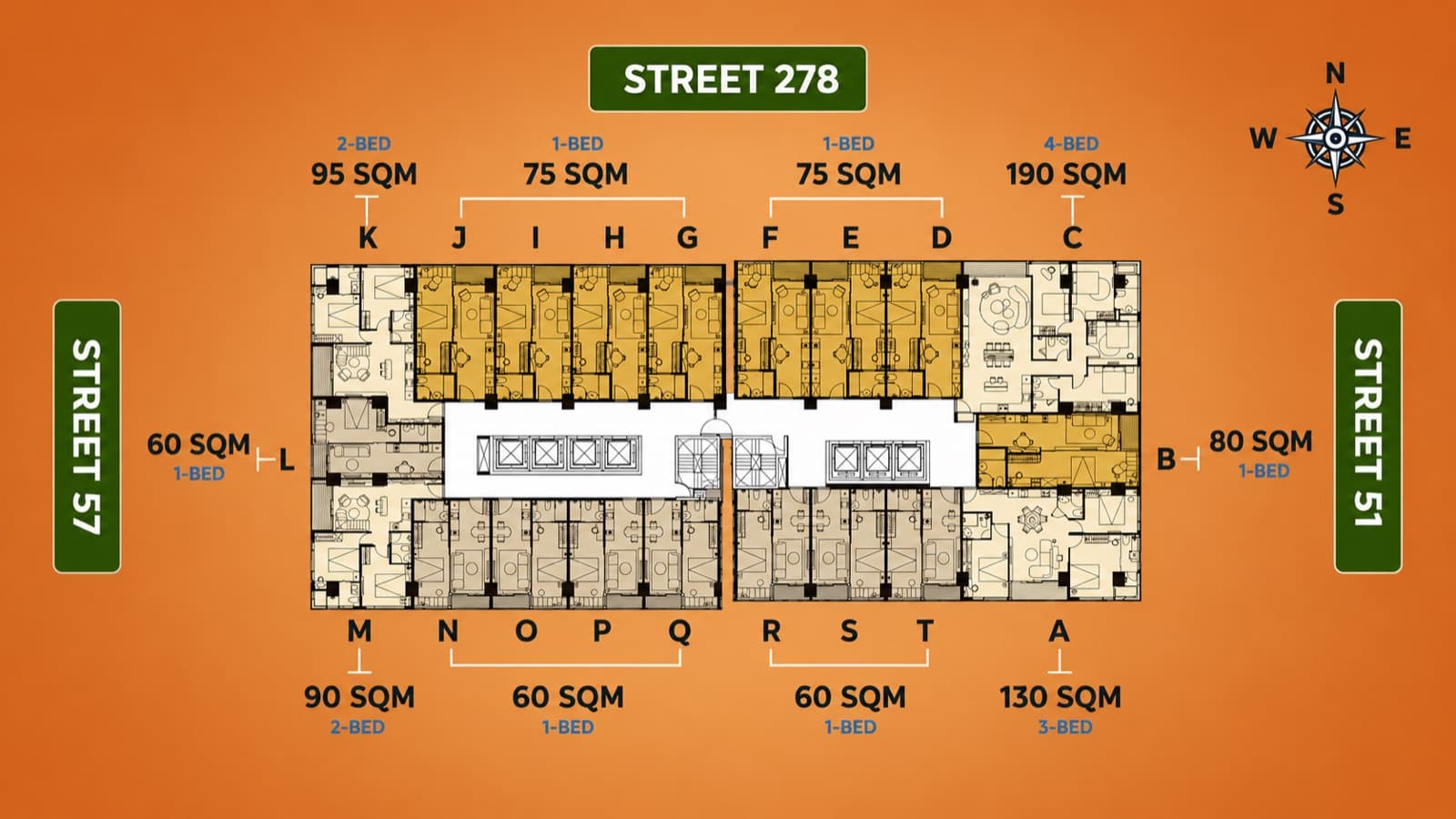 Time Square 9 floor plan 1